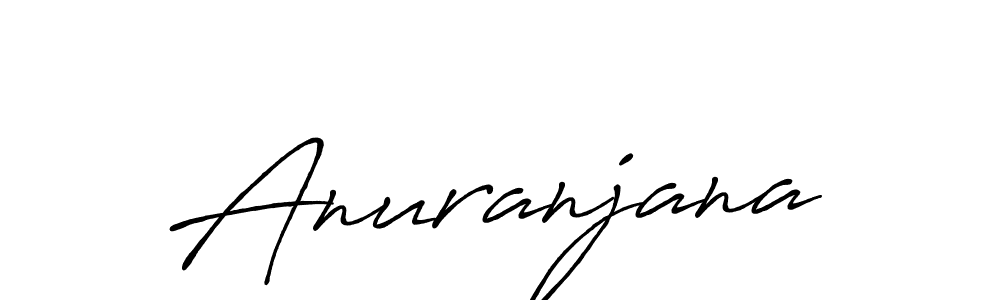 Create a beautiful signature design for name Anuranjana. With this signature (Antro_Vectra_Bolder) fonts, you can make a handwritten signature for free. Anuranjana signature style 7 images and pictures png