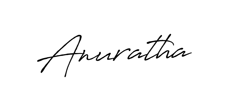 Make a beautiful signature design for name Anuratha. Use this online signature maker to create a handwritten signature for free. Anuratha signature style 7 images and pictures png