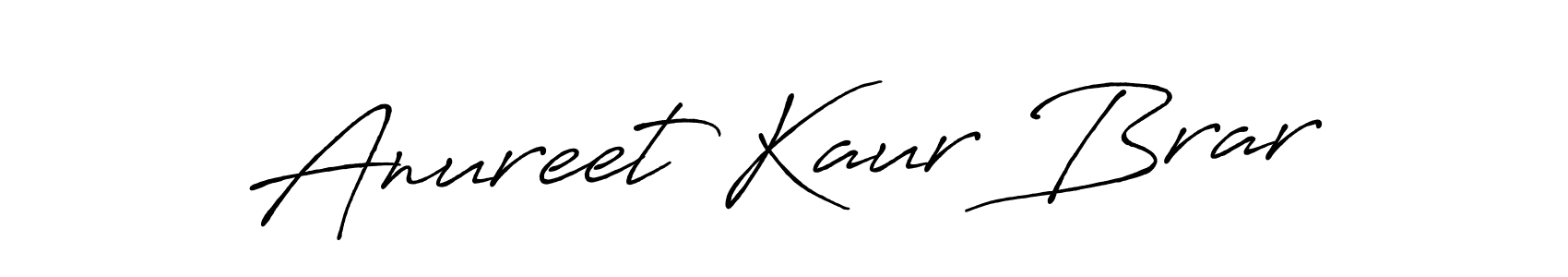 You should practise on your own different ways (Antro_Vectra_Bolder) to write your name (Anureet Kaur Brar) in signature. don't let someone else do it for you. Anureet Kaur Brar signature style 7 images and pictures png