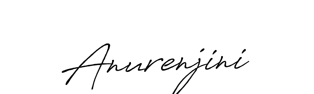Create a beautiful signature design for name Anurenjini. With this signature (Antro_Vectra_Bolder) fonts, you can make a handwritten signature for free. Anurenjini signature style 7 images and pictures png