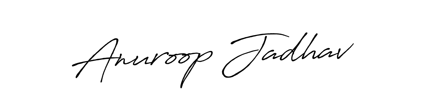 Once you've used our free online signature maker to create your best signature Antro_Vectra_Bolder style, it's time to enjoy all of the benefits that Anuroop Jadhav name signing documents. Anuroop Jadhav signature style 7 images and pictures png