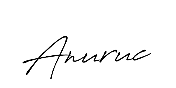 Create a beautiful signature design for name Anuruc. With this signature (Antro_Vectra_Bolder) fonts, you can make a handwritten signature for free. Anuruc signature style 7 images and pictures png