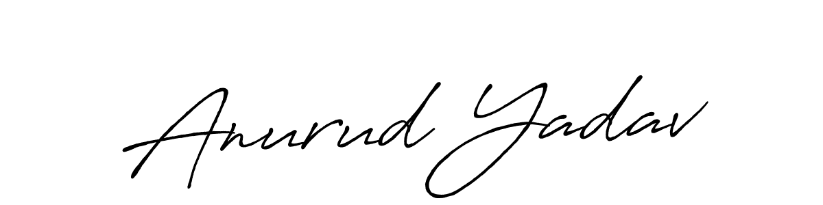 How to make Anurud Yadav signature? Antro_Vectra_Bolder is a professional autograph style. Create handwritten signature for Anurud Yadav name. Anurud Yadav signature style 7 images and pictures png