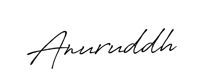 It looks lik you need a new signature style for name Anuruddh. Design unique handwritten (Antro_Vectra_Bolder) signature with our free signature maker in just a few clicks. Anuruddh signature style 7 images and pictures png