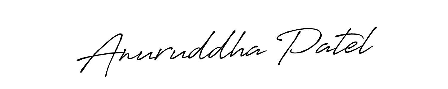 Also we have Anuruddha Patel name is the best signature style. Create professional handwritten signature collection using Antro_Vectra_Bolder autograph style. Anuruddha Patel signature style 7 images and pictures png
