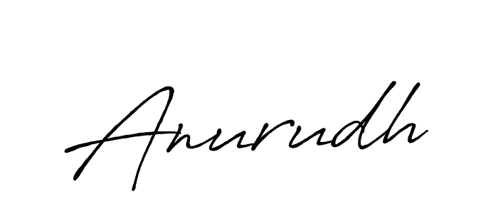 How to make Anurudh name signature. Use Antro_Vectra_Bolder style for creating short signs online. This is the latest handwritten sign. Anurudh signature style 7 images and pictures png