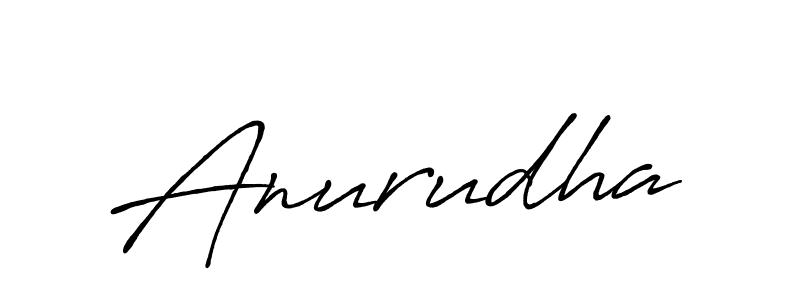 How to make Anurudha signature? Antro_Vectra_Bolder is a professional autograph style. Create handwritten signature for Anurudha name. Anurudha signature style 7 images and pictures png