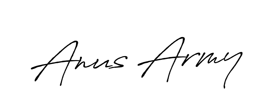 Create a beautiful signature design for name Anus Army. With this signature (Antro_Vectra_Bolder) fonts, you can make a handwritten signature for free. Anus Army signature style 7 images and pictures png