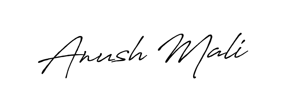 Also we have Anush Mali name is the best signature style. Create professional handwritten signature collection using Antro_Vectra_Bolder autograph style. Anush Mali signature style 7 images and pictures png