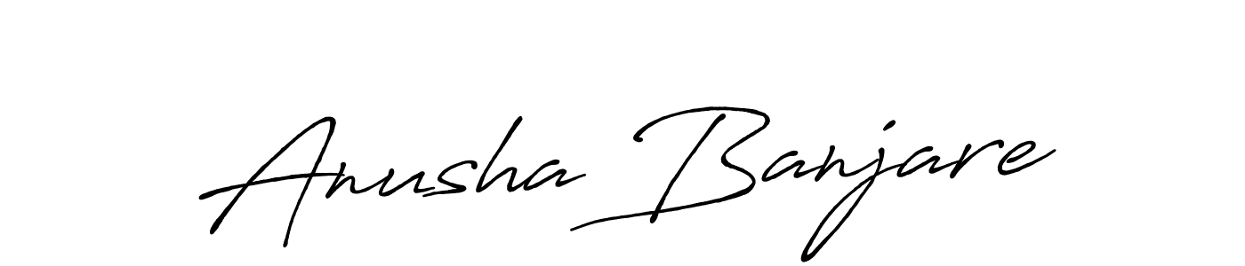 It looks lik you need a new signature style for name Anusha Banjare. Design unique handwritten (Antro_Vectra_Bolder) signature with our free signature maker in just a few clicks. Anusha Banjare signature style 7 images and pictures png