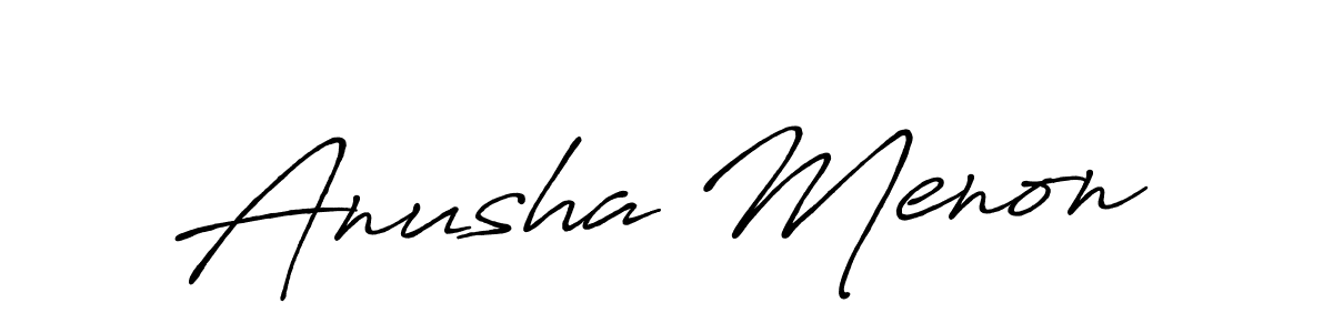 Here are the top 10 professional signature styles for the name Anusha Menon. These are the best autograph styles you can use for your name. Anusha Menon signature style 7 images and pictures png