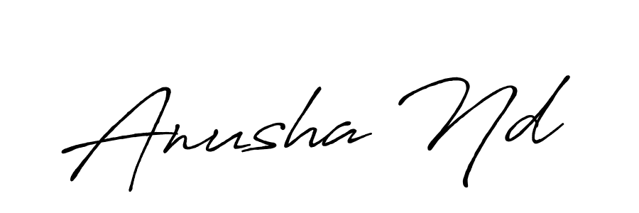 Here are the top 10 professional signature styles for the name Anusha Nd. These are the best autograph styles you can use for your name. Anusha Nd signature style 7 images and pictures png