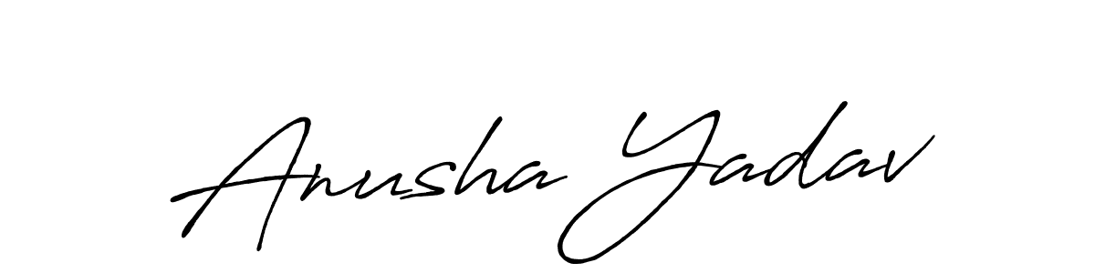 Similarly Antro_Vectra_Bolder is the best handwritten signature design. Signature creator online .You can use it as an online autograph creator for name Anusha Yadav. Anusha Yadav signature style 7 images and pictures png