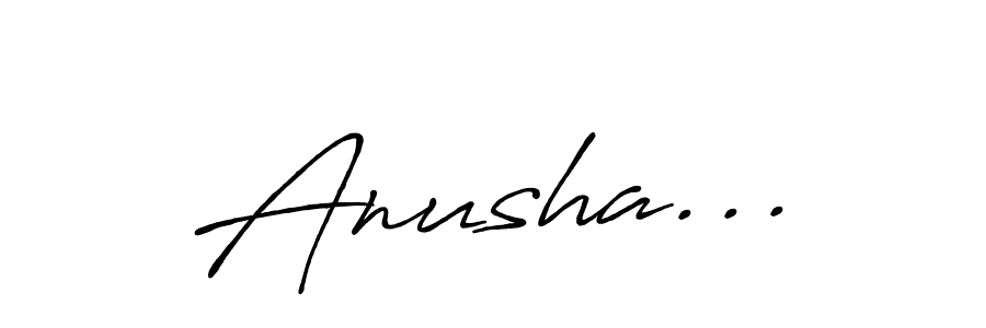 You can use this online signature creator to create a handwritten signature for the name Anusha.... This is the best online autograph maker. Anusha... signature style 7 images and pictures png