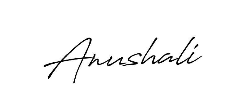 Create a beautiful signature design for name Anushali. With this signature (Antro_Vectra_Bolder) fonts, you can make a handwritten signature for free. Anushali signature style 7 images and pictures png