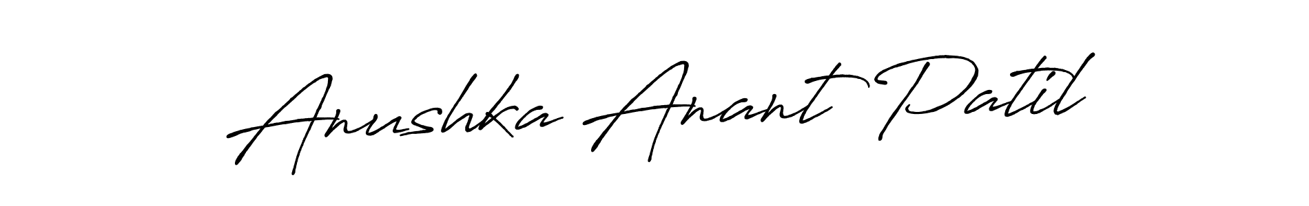 You should practise on your own different ways (Antro_Vectra_Bolder) to write your name (Anushka Anant Patil) in signature. don't let someone else do it for you. Anushka Anant Patil signature style 7 images and pictures png