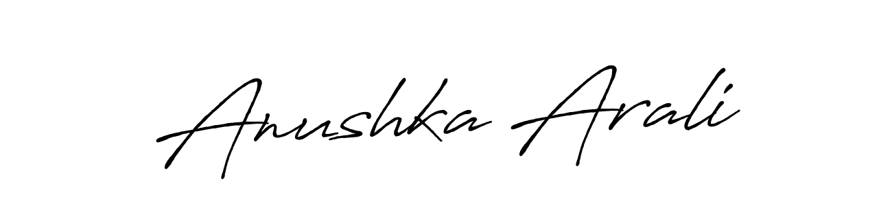if you are searching for the best signature style for your name Anushka Arali. so please give up your signature search. here we have designed multiple signature styles  using Antro_Vectra_Bolder. Anushka Arali signature style 7 images and pictures png