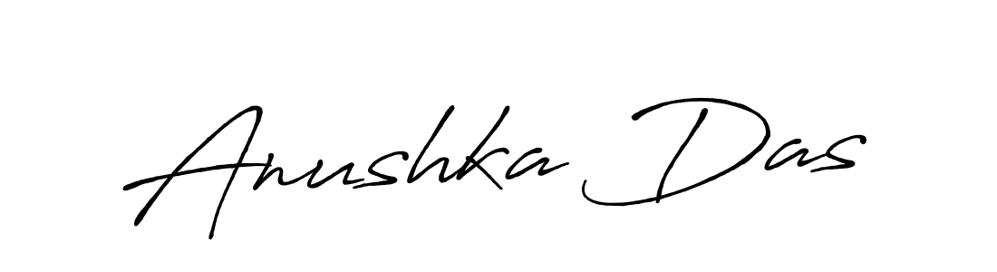 Create a beautiful signature design for name Anushka Das. With this signature (Antro_Vectra_Bolder) fonts, you can make a handwritten signature for free. Anushka Das signature style 7 images and pictures png