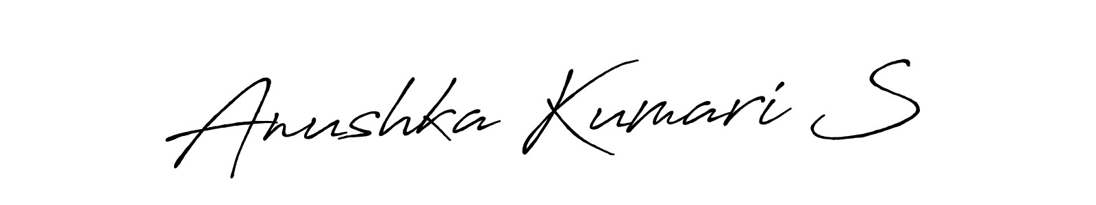 You can use this online signature creator to create a handwritten signature for the name Anushka Kumari S. This is the best online autograph maker. Anushka Kumari S signature style 7 images and pictures png