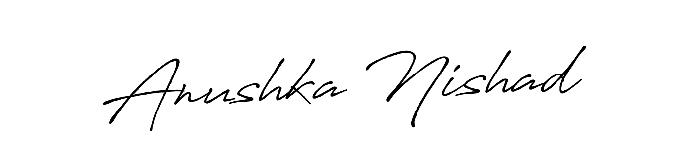 Check out images of Autograph of Anushka Nishad name. Actor Anushka Nishad Signature Style. Antro_Vectra_Bolder is a professional sign style online. Anushka Nishad signature style 7 images and pictures png