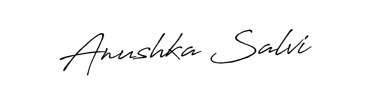 Here are the top 10 professional signature styles for the name Anushka Salvi. These are the best autograph styles you can use for your name. Anushka Salvi signature style 7 images and pictures png