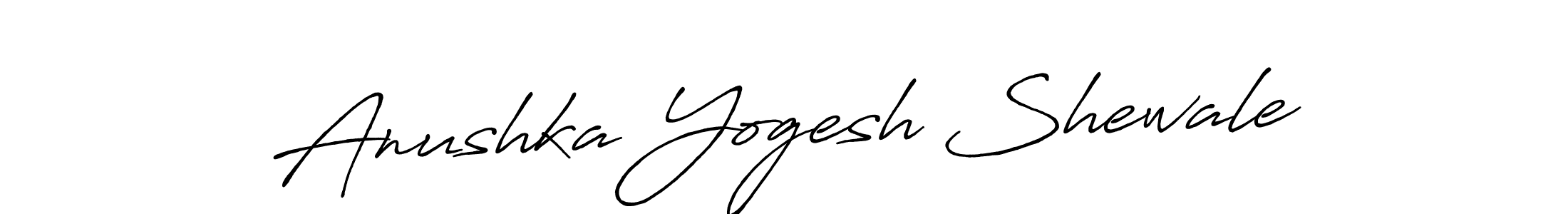 Similarly Antro_Vectra_Bolder is the best handwritten signature design. Signature creator online .You can use it as an online autograph creator for name Anushka Yogesh Shewale. Anushka Yogesh Shewale signature style 7 images and pictures png