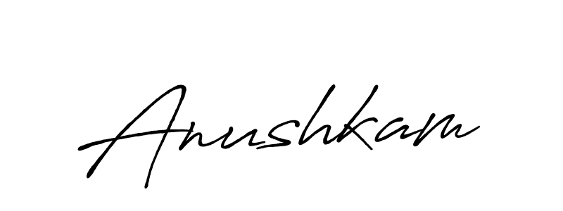 How to Draw Anushkam signature style? Antro_Vectra_Bolder is a latest design signature styles for name Anushkam. Anushkam signature style 7 images and pictures png