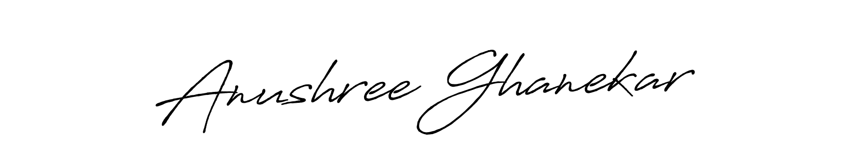 Make a beautiful signature design for name Anushree Ghanekar. Use this online signature maker to create a handwritten signature for free. Anushree Ghanekar signature style 7 images and pictures png