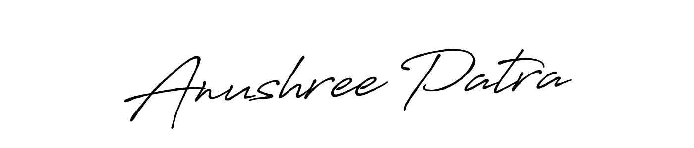 Also we have Anushree Patra name is the best signature style. Create professional handwritten signature collection using Antro_Vectra_Bolder autograph style. Anushree Patra signature style 7 images and pictures png
