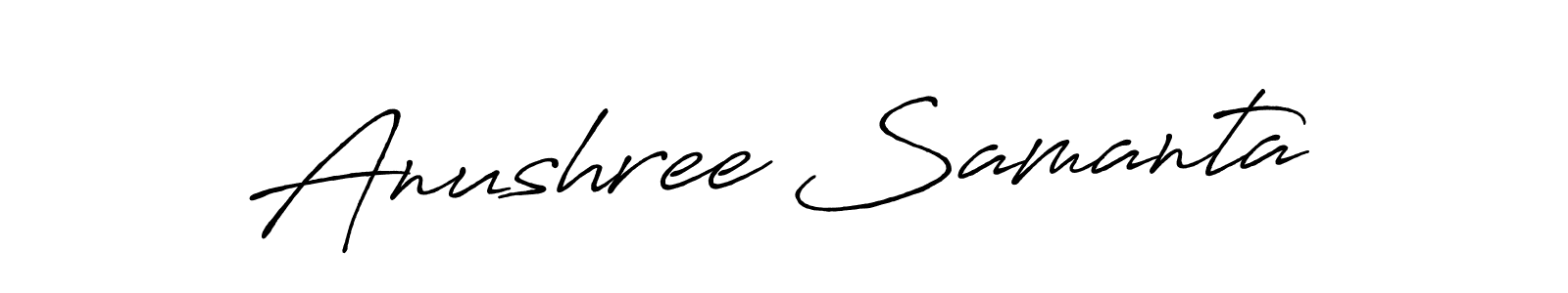 It looks lik you need a new signature style for name Anushree Samanta. Design unique handwritten (Antro_Vectra_Bolder) signature with our free signature maker in just a few clicks. Anushree Samanta signature style 7 images and pictures png