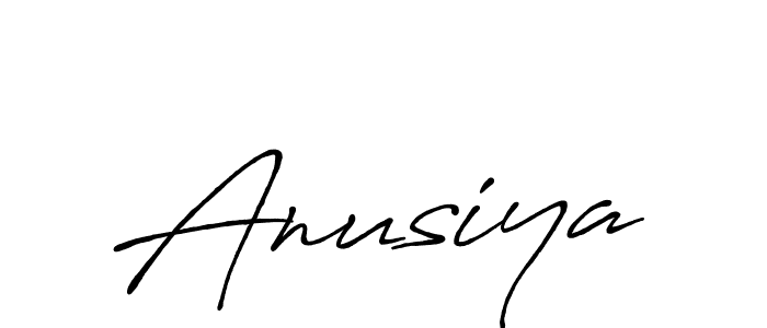 The best way (Antro_Vectra_Bolder) to make a short signature is to pick only two or three words in your name. The name Anusiya include a total of six letters. For converting this name. Anusiya signature style 7 images and pictures png