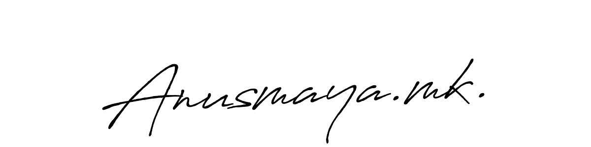 Anusmaya.mk. stylish signature style. Best Handwritten Sign (Antro_Vectra_Bolder) for my name. Handwritten Signature Collection Ideas for my name Anusmaya.mk.. Anusmaya.mk. signature style 7 images and pictures png