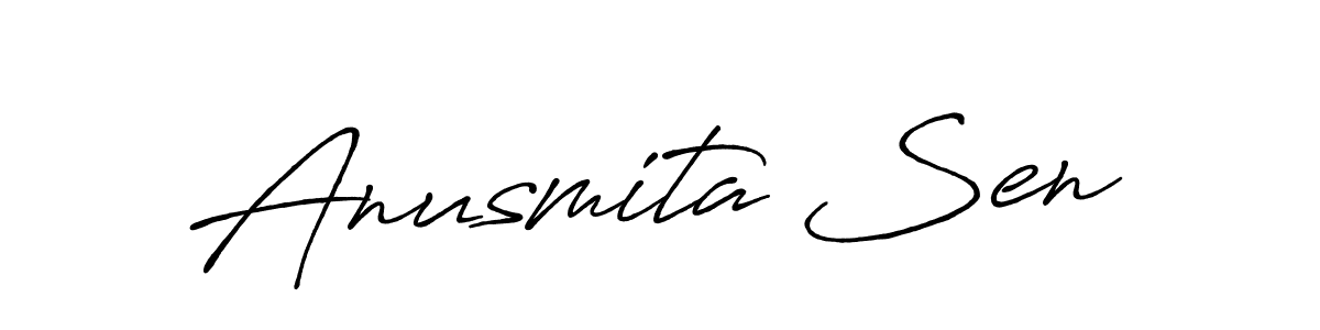 Also You can easily find your signature by using the search form. We will create Anusmita Sen name handwritten signature images for you free of cost using Antro_Vectra_Bolder sign style. Anusmita Sen signature style 7 images and pictures png