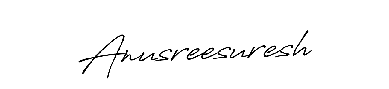 Also You can easily find your signature by using the search form. We will create Anusreesuresh name handwritten signature images for you free of cost using Antro_Vectra_Bolder sign style. Anusreesuresh signature style 7 images and pictures png