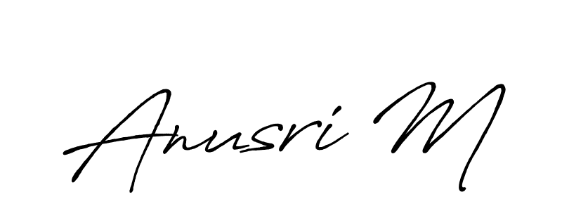 How to Draw Anusri M signature style? Antro_Vectra_Bolder is a latest design signature styles for name Anusri M. Anusri M signature style 7 images and pictures png