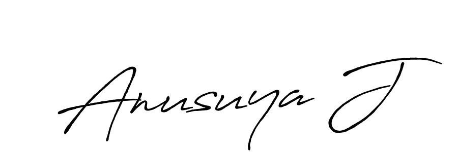 You should practise on your own different ways (Antro_Vectra_Bolder) to write your name (Anusuya J) in signature. don't let someone else do it for you. Anusuya J signature style 7 images and pictures png