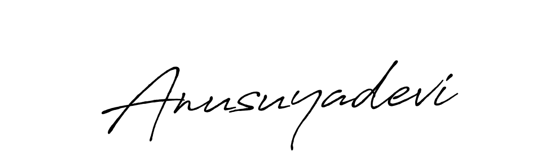 It looks lik you need a new signature style for name Anusuyadevi. Design unique handwritten (Antro_Vectra_Bolder) signature with our free signature maker in just a few clicks. Anusuyadevi signature style 7 images and pictures png