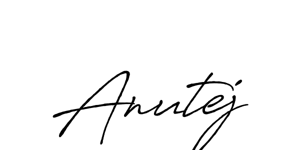 You can use this online signature creator to create a handwritten signature for the name Anutej. This is the best online autograph maker. Anutej signature style 7 images and pictures png