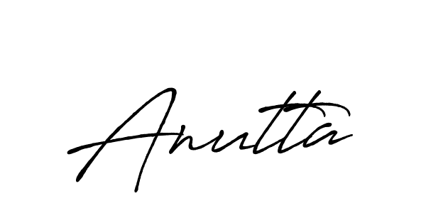 Similarly Antro_Vectra_Bolder is the best handwritten signature design. Signature creator online .You can use it as an online autograph creator for name Anutta. Anutta signature style 7 images and pictures png