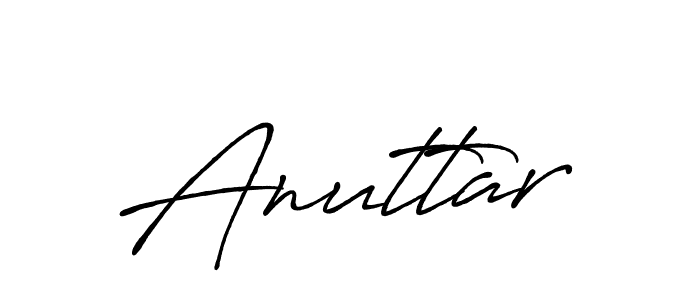 Use a signature maker to create a handwritten signature online. With this signature software, you can design (Antro_Vectra_Bolder) your own signature for name Anuttar. Anuttar signature style 7 images and pictures png