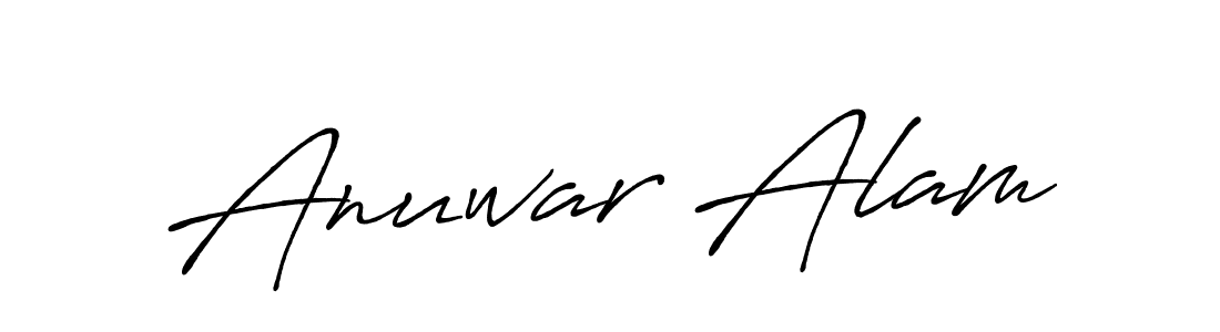 Also You can easily find your signature by using the search form. We will create Anuwar Alam name handwritten signature images for you free of cost using Antro_Vectra_Bolder sign style. Anuwar Alam signature style 7 images and pictures png