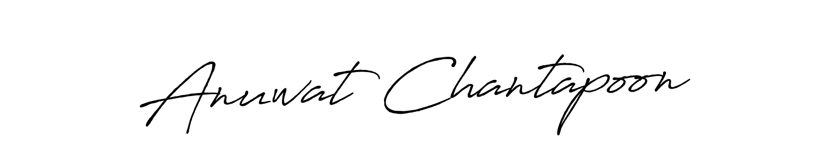 Also You can easily find your signature by using the search form. We will create Anuwat Chantapoon name handwritten signature images for you free of cost using Antro_Vectra_Bolder sign style. Anuwat Chantapoon signature style 7 images and pictures png