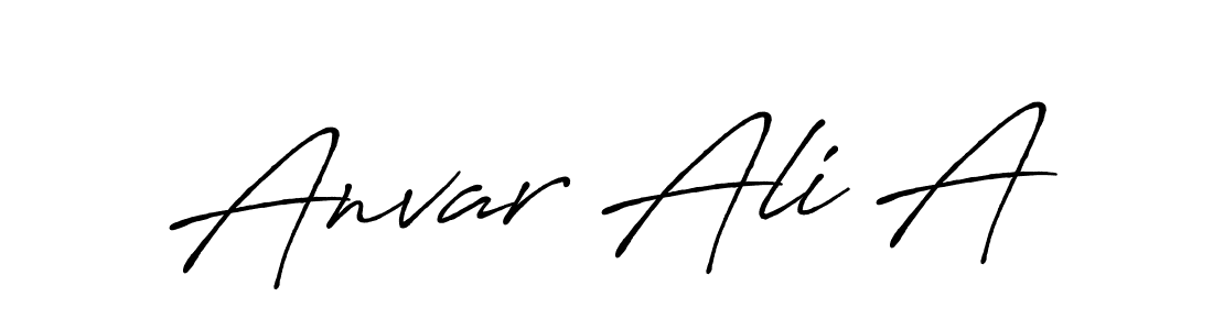 Make a short Anvar Ali A signature style. Manage your documents anywhere anytime using Antro_Vectra_Bolder. Create and add eSignatures, submit forms, share and send files easily. Anvar Ali A signature style 7 images and pictures png