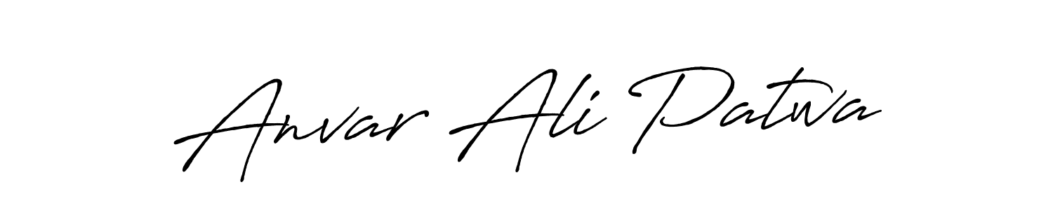 Make a beautiful signature design for name Anvar Ali Patwa. Use this online signature maker to create a handwritten signature for free. Anvar Ali Patwa signature style 7 images and pictures png