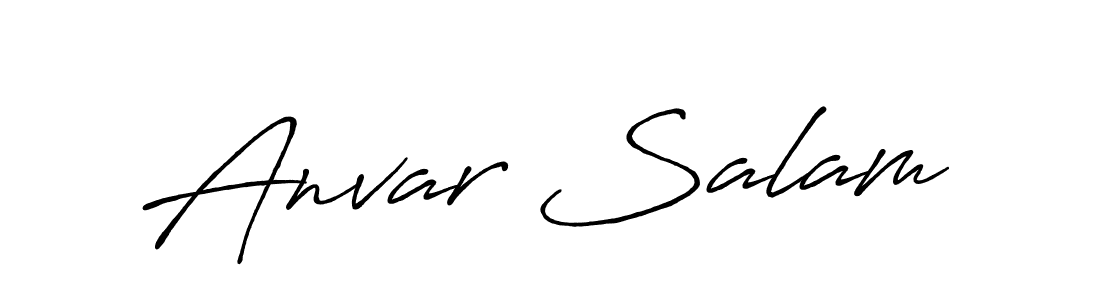 How to make Anvar Salam signature? Antro_Vectra_Bolder is a professional autograph style. Create handwritten signature for Anvar Salam name. Anvar Salam signature style 7 images and pictures png