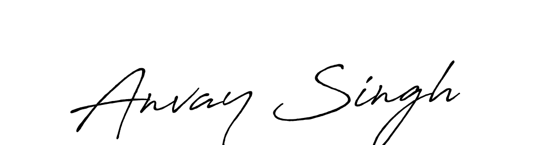 Make a beautiful signature design for name Anvay Singh. Use this online signature maker to create a handwritten signature for free. Anvay Singh signature style 7 images and pictures png