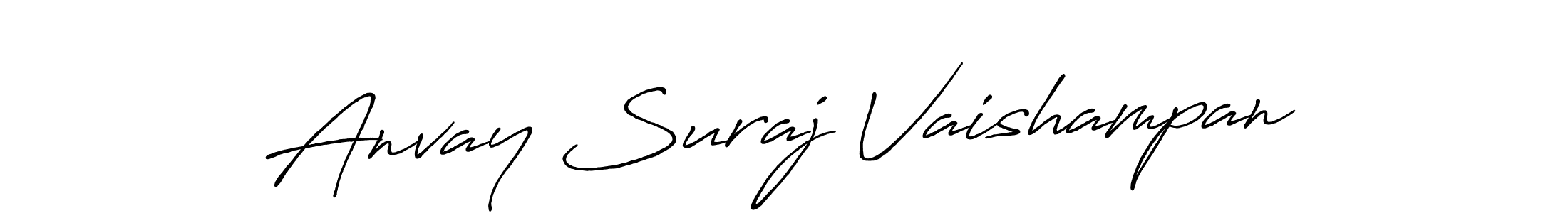 See photos of Anvay Suraj Vaishampan official signature by Spectra . Check more albums & portfolios. Read reviews & check more about Antro_Vectra_Bolder font. Anvay Suraj Vaishampan signature style 7 images and pictures png