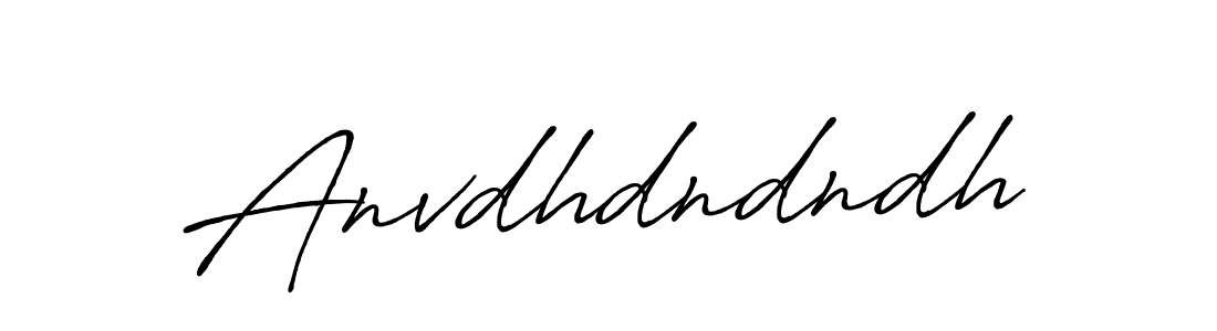 Use a signature maker to create a handwritten signature online. With this signature software, you can design (Antro_Vectra_Bolder) your own signature for name Anvdhdndndh. Anvdhdndndh signature style 7 images and pictures png