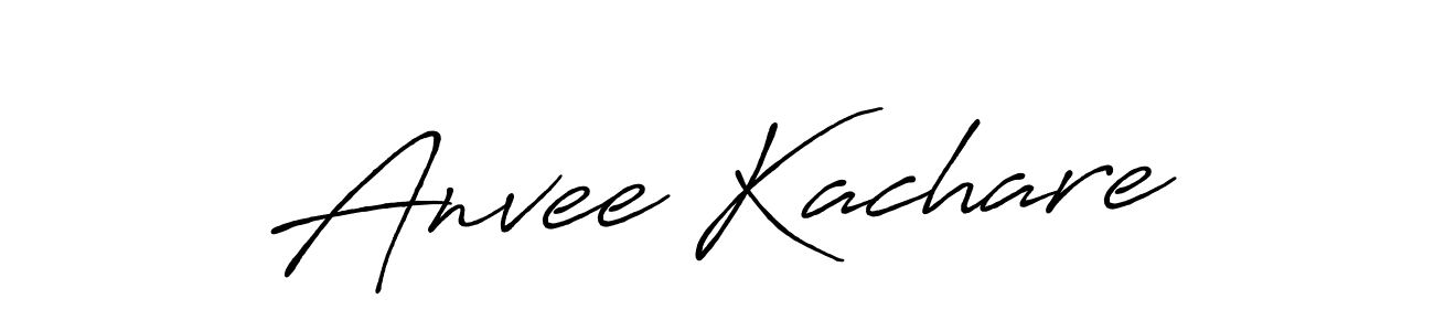 Also You can easily find your signature by using the search form. We will create Anvee Kachare name handwritten signature images for you free of cost using Antro_Vectra_Bolder sign style. Anvee Kachare signature style 7 images and pictures png