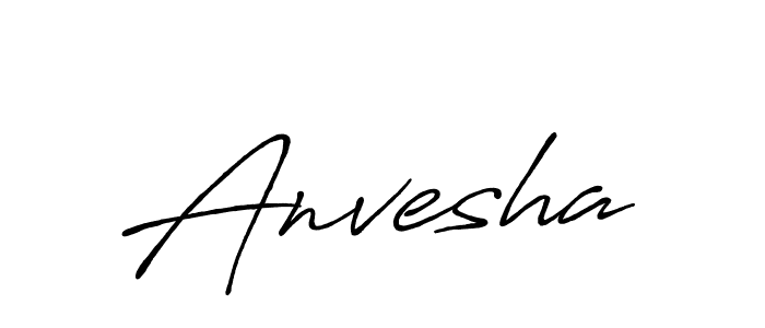 It looks lik you need a new signature style for name Anvesha. Design unique handwritten (Antro_Vectra_Bolder) signature with our free signature maker in just a few clicks. Anvesha signature style 7 images and pictures png